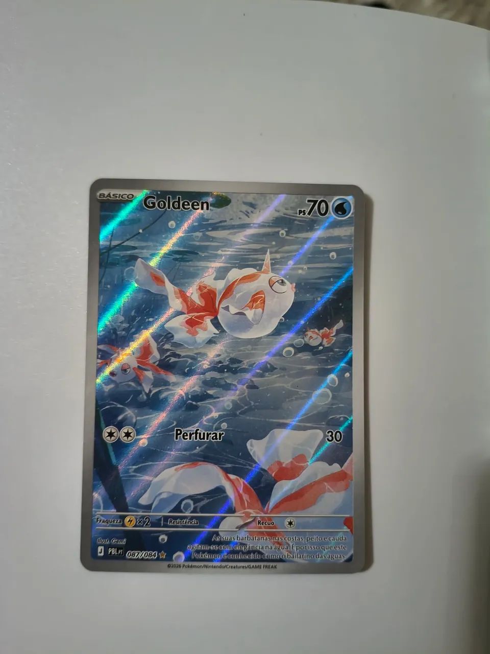 Carta pokemon goldeen full art - Foto 3