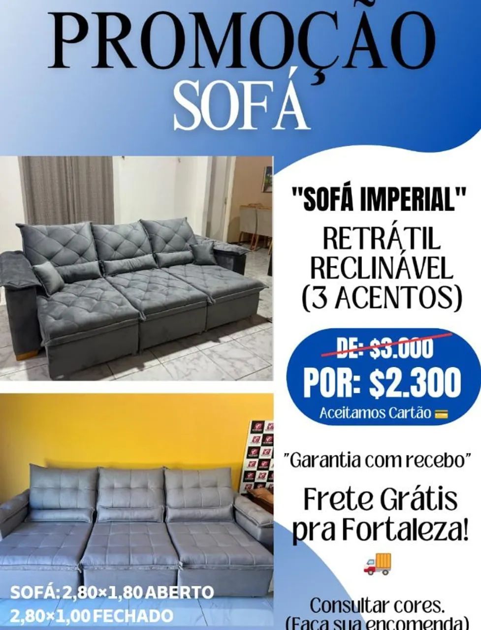 Sofá Novos - Foto 2