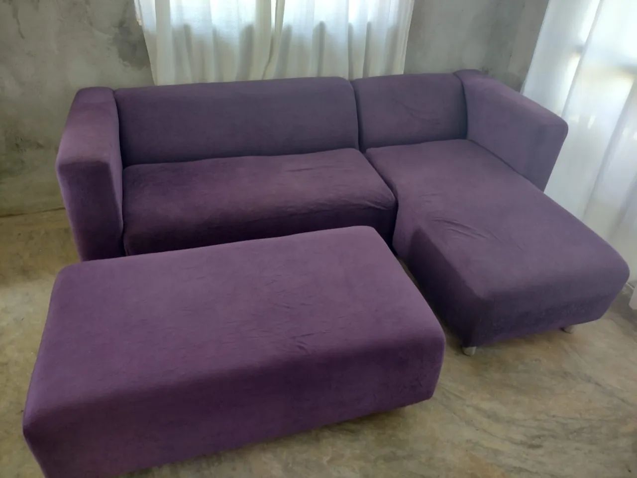 Sofá 3lugares com Chaise Leia o Anúncio  - Foto 3