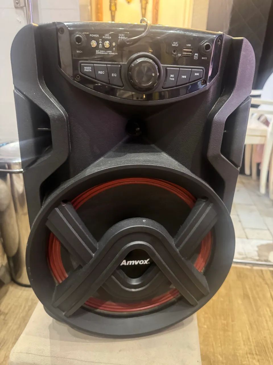 Caixa de som Amvox 400W RMS Bluetooth - Foto 2