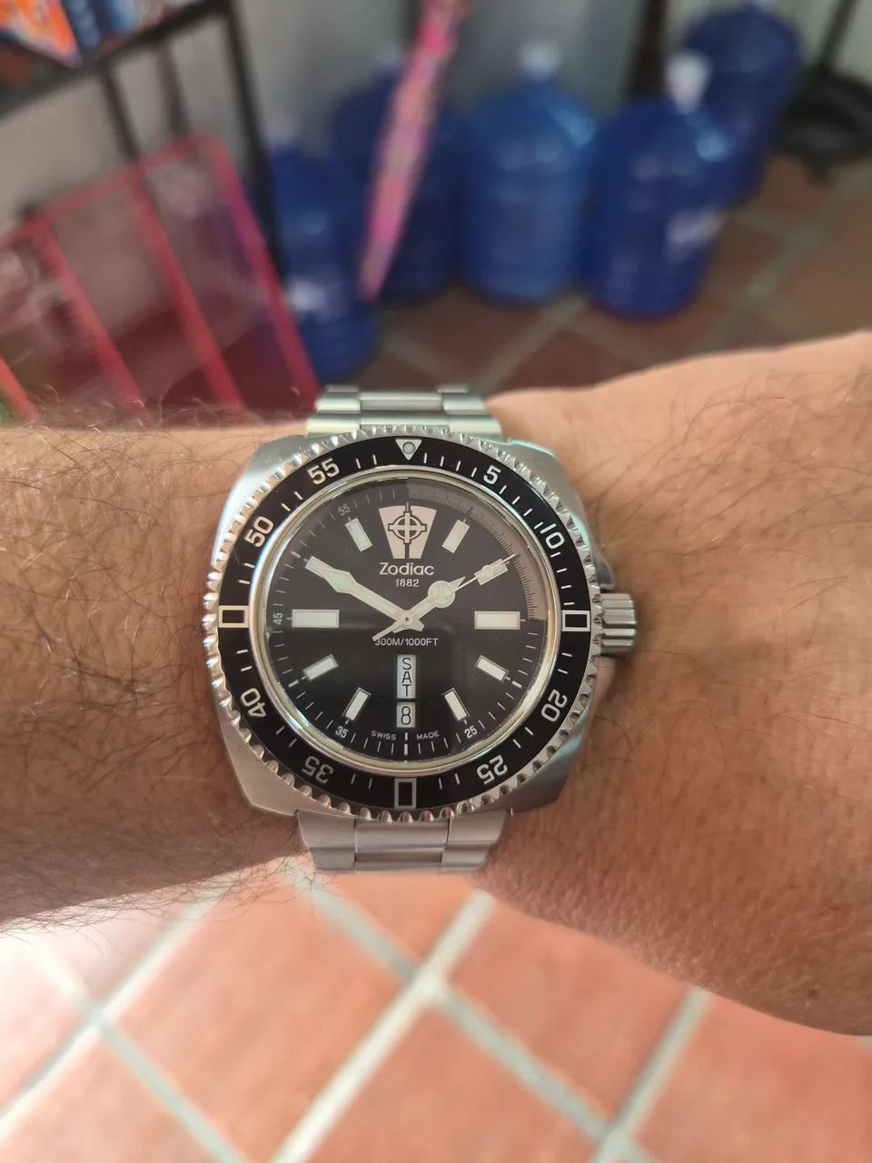 Relogio Diver Zodiac Black V-wolf ZO2306 Swiss Ultra Raro