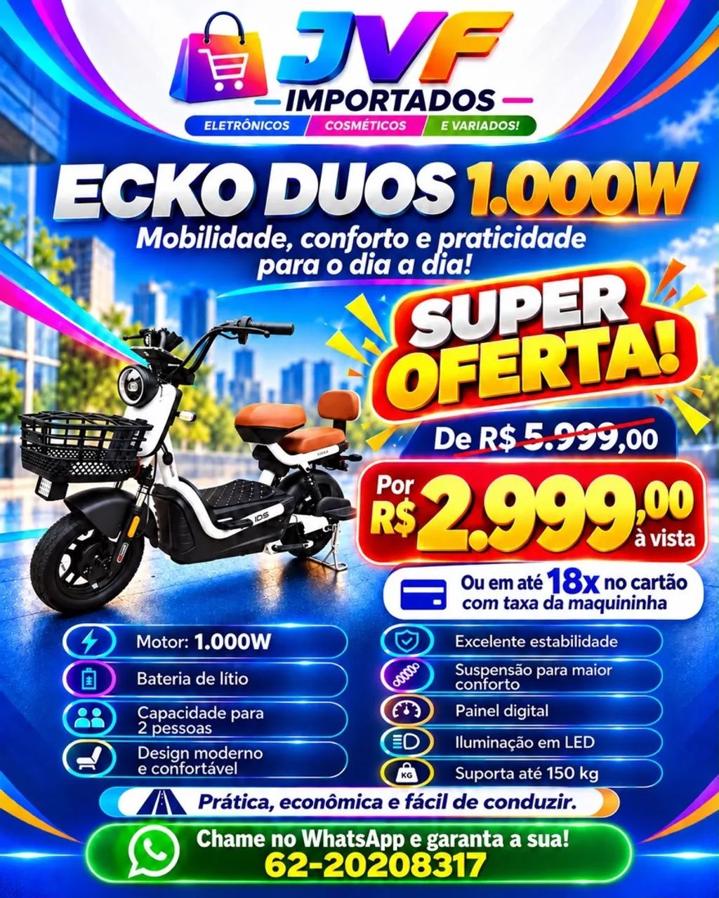 Scooter elétrica  - Foto 5