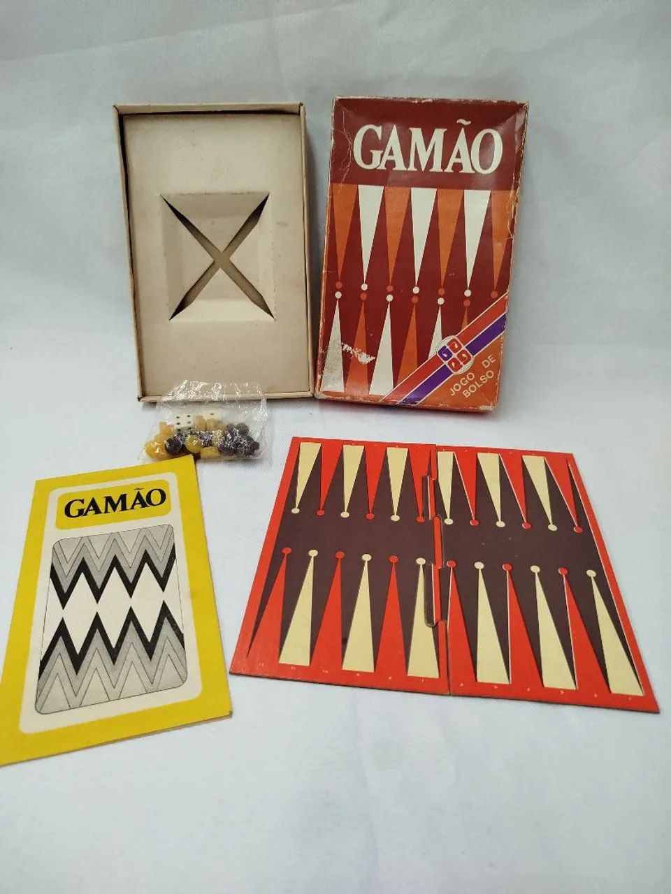 Antigo jogo gamão da GROW 