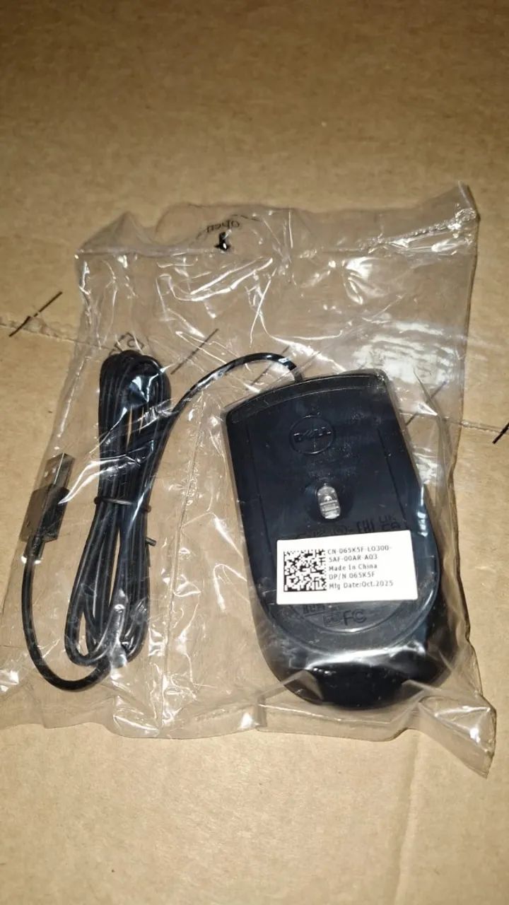 Mouse Dell MS116 USB 1000 DPI Novo - Sem Uso - Foto 2