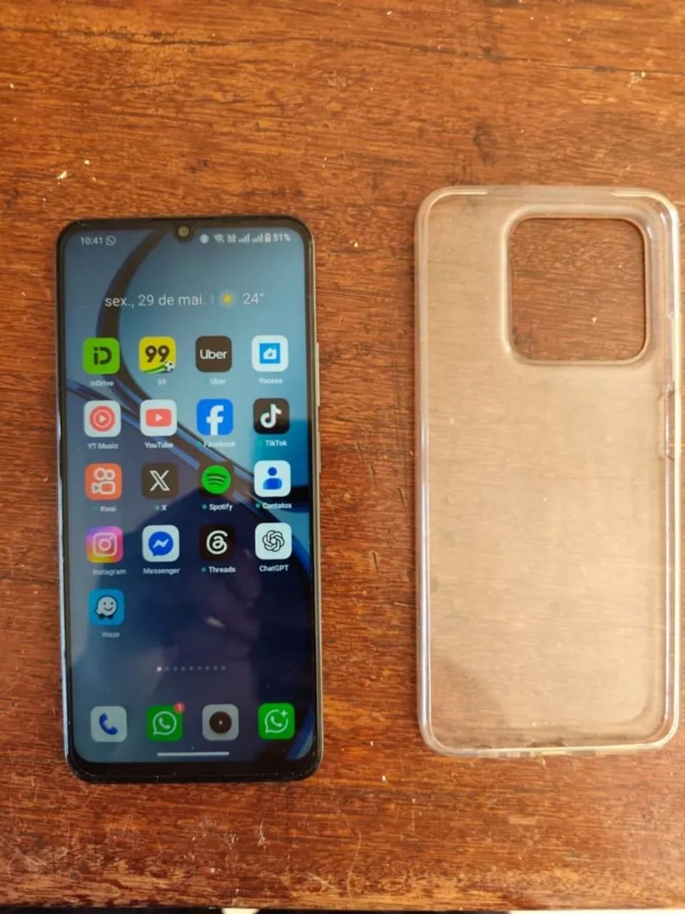 Celular Realme C61 com certificado Militar resistente a impacto e a água com documento. 