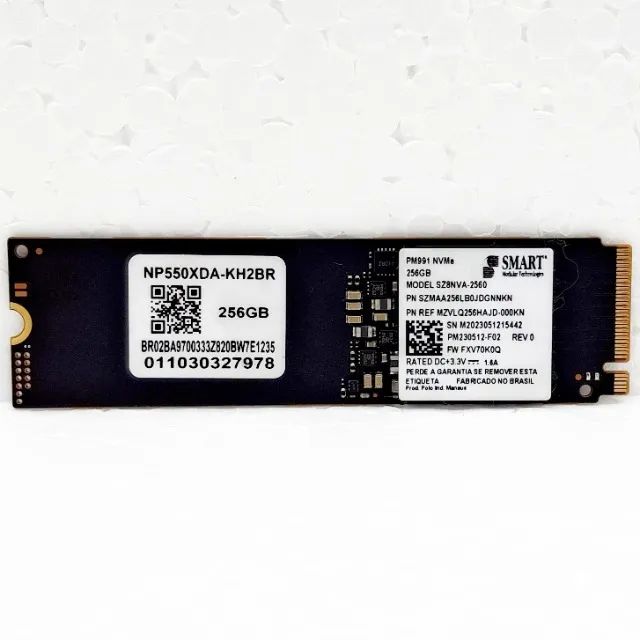 SSD 256GB NVMe M.2 2280 SAMSUNG Semi-novo - Armazenamento - Centro