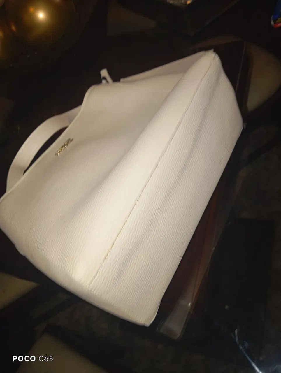 Bolsa Marfim com carteira adicional - Foto 4