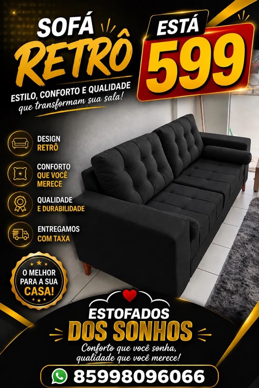 SOFÁ RETRÔ 