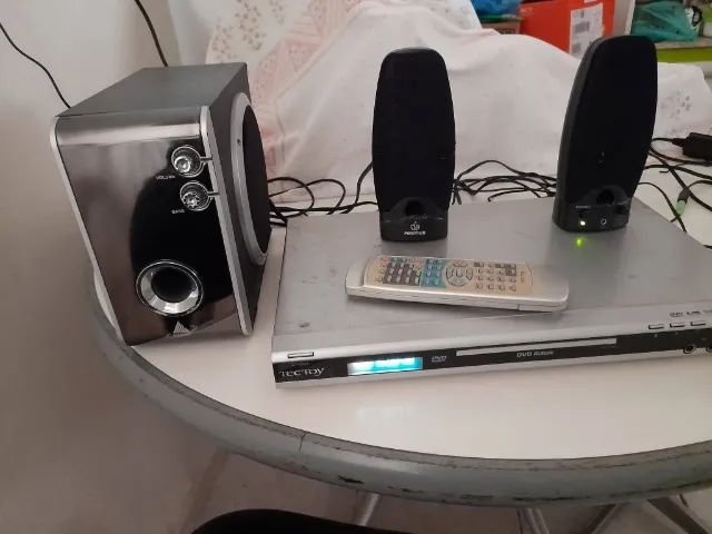 Dvd karaoke tec toy microfone e controle - Foto 2