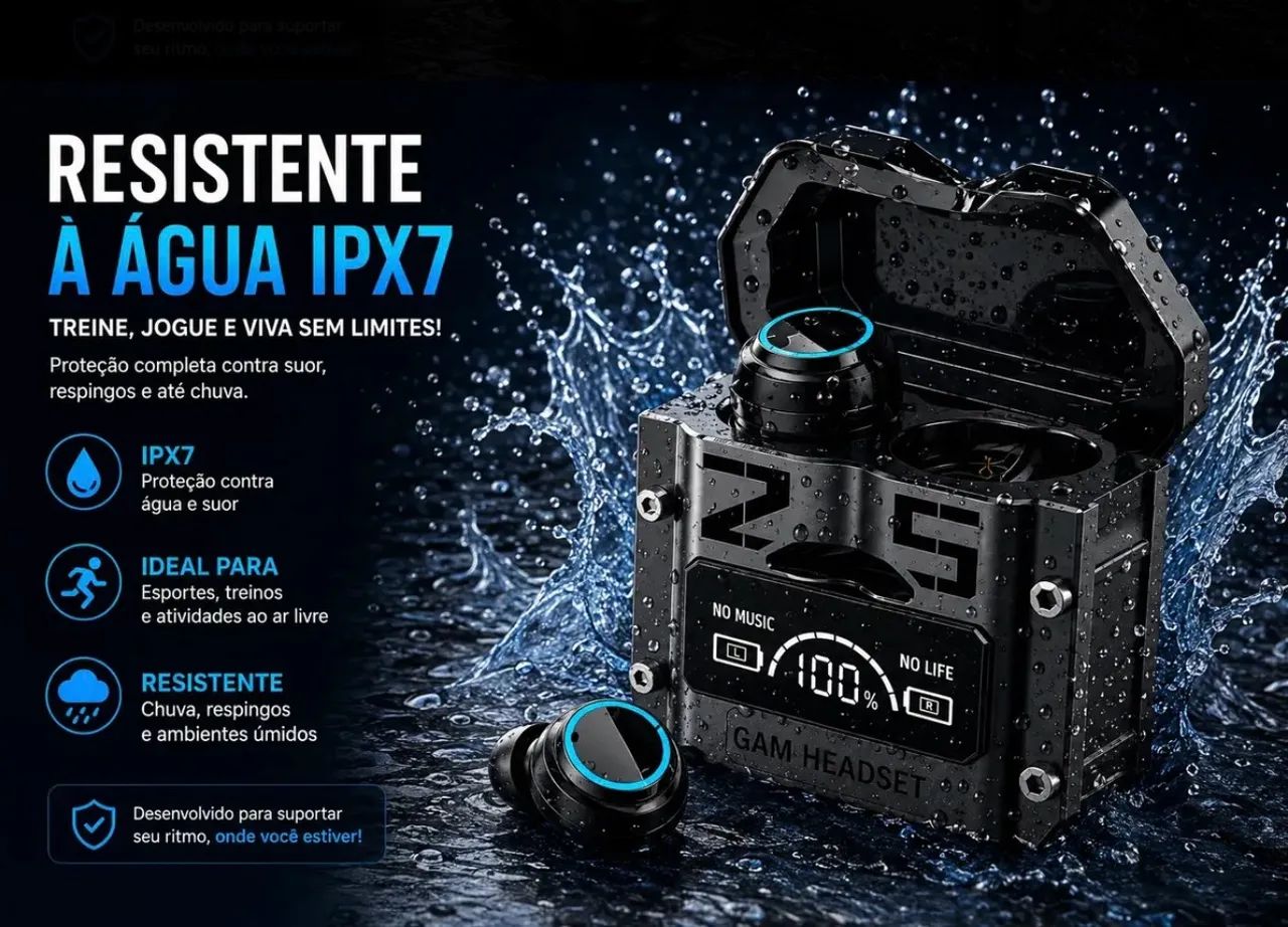 Fone Bluetooth 2 em 1 Bluetooth Super oferta $28 - Foto 3
