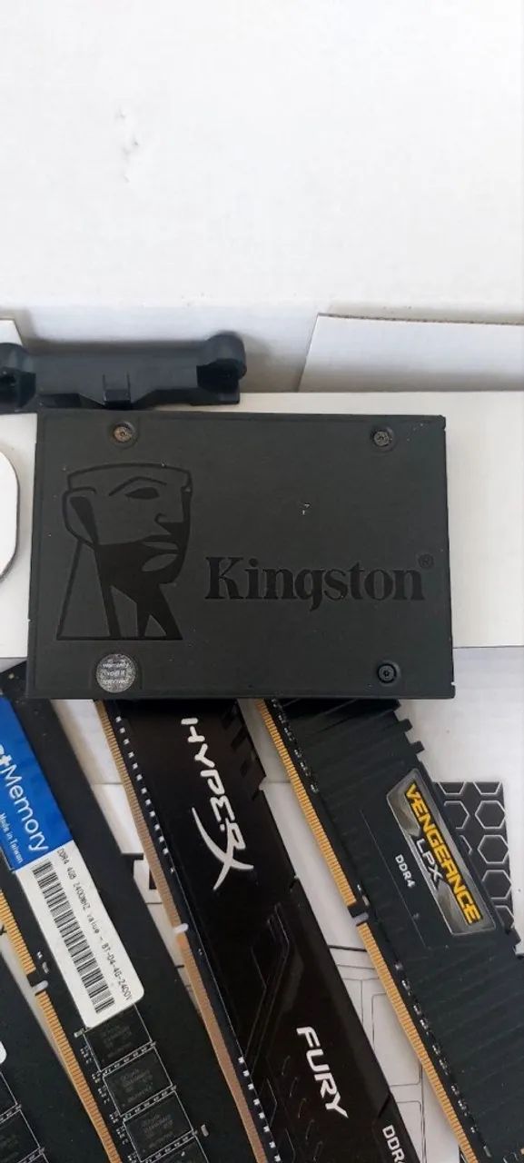 Peças pc, memórias DDR4 e SSD - Foto 2