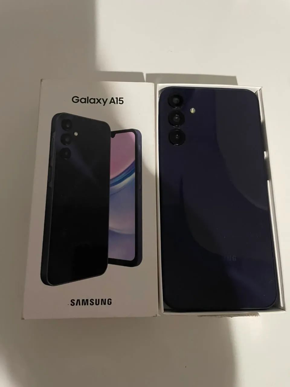 Samsung Galaxy A15 Na caixa