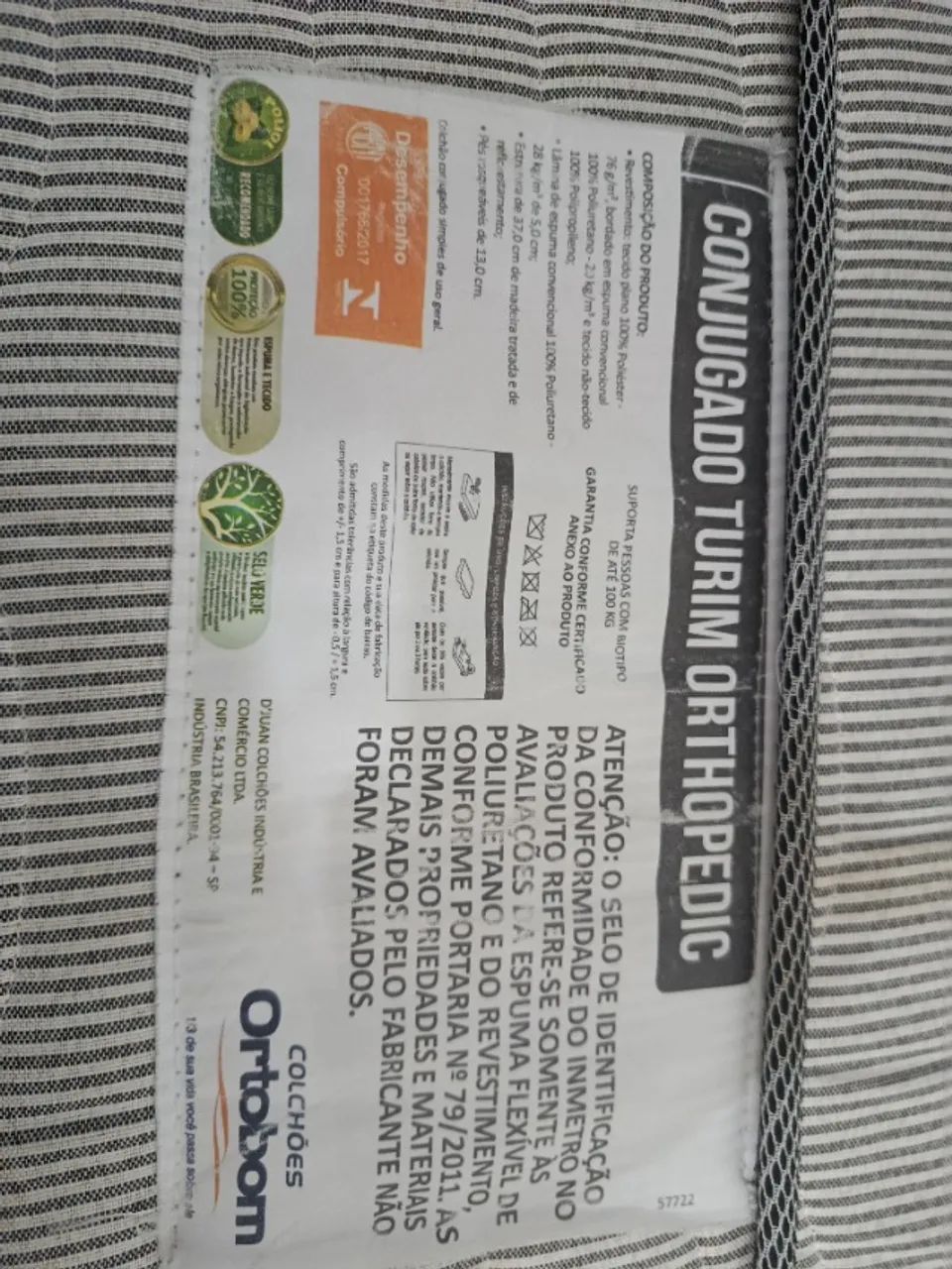 2 Box conjugado Ortobom Turim Orthopedic solteiro - Foto 3