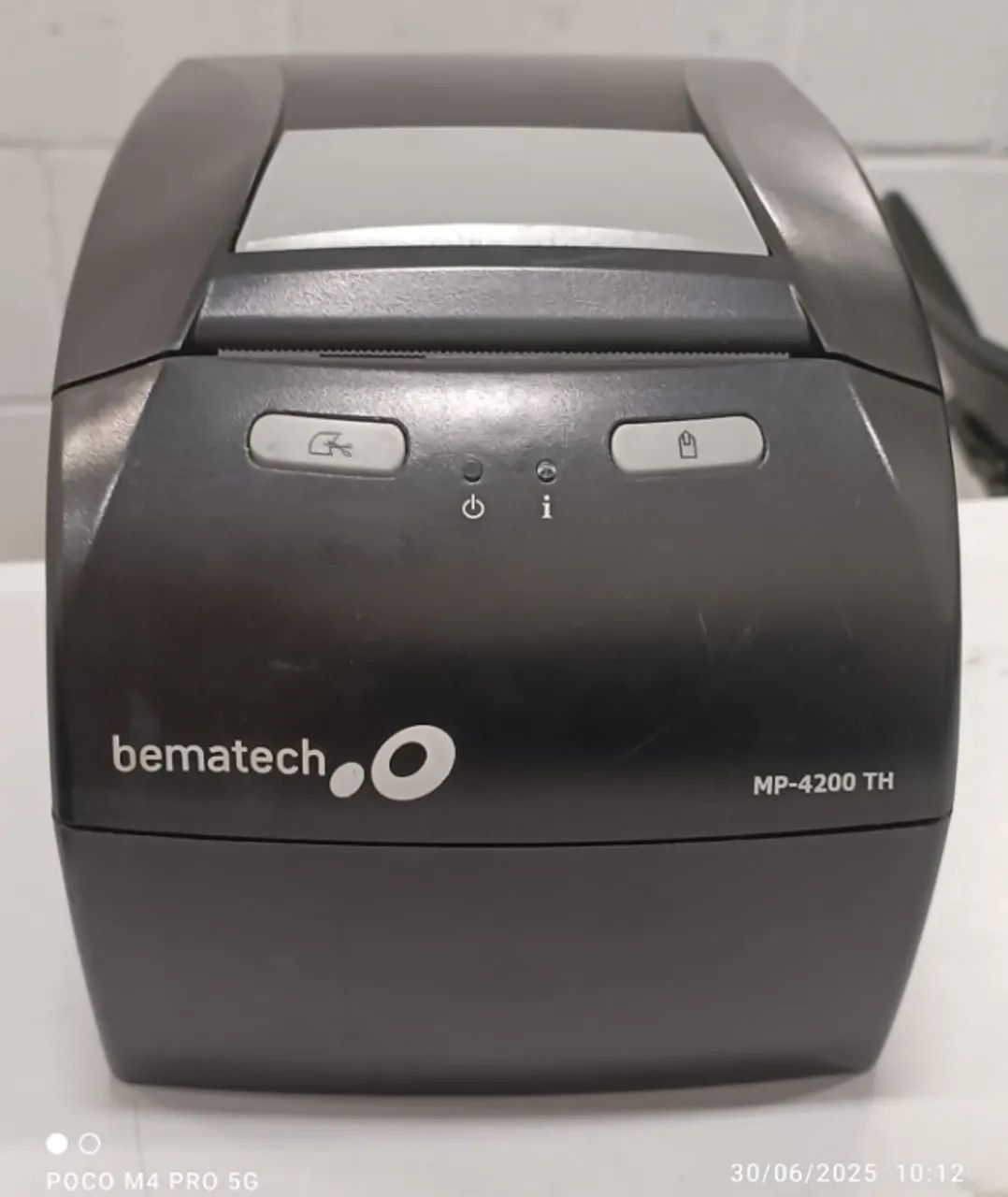 Impressora Térmica Bematech Mp-4200 Th Usb E Ethernet (rede)