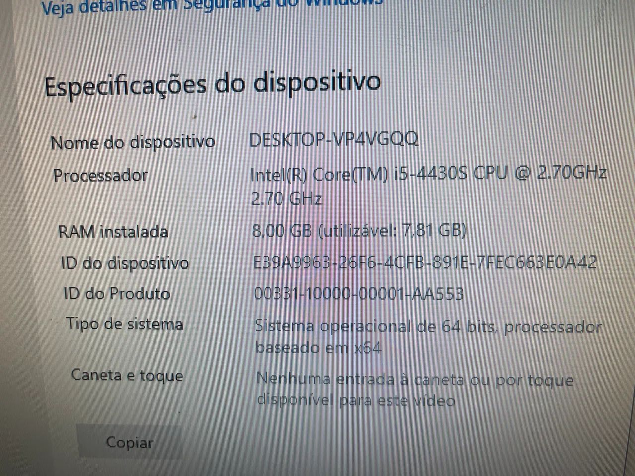 Computador i5 4? Geração 8GB SSD 240GB - Foto 3