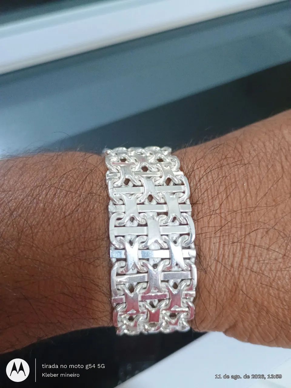 Pulseira de prata 925 - Foto 2