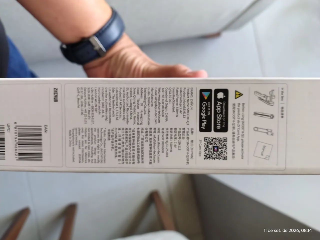 Gimbal Zhiyun Smooth Q3 - Foto 5