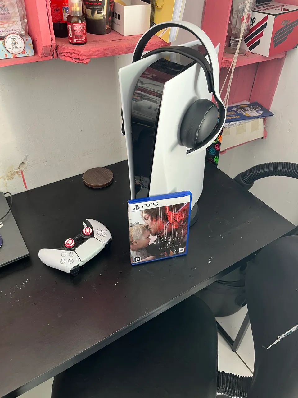 PlayStation 5 leitor de disco e 2 controles SOMENTE VENDA - Foto 5