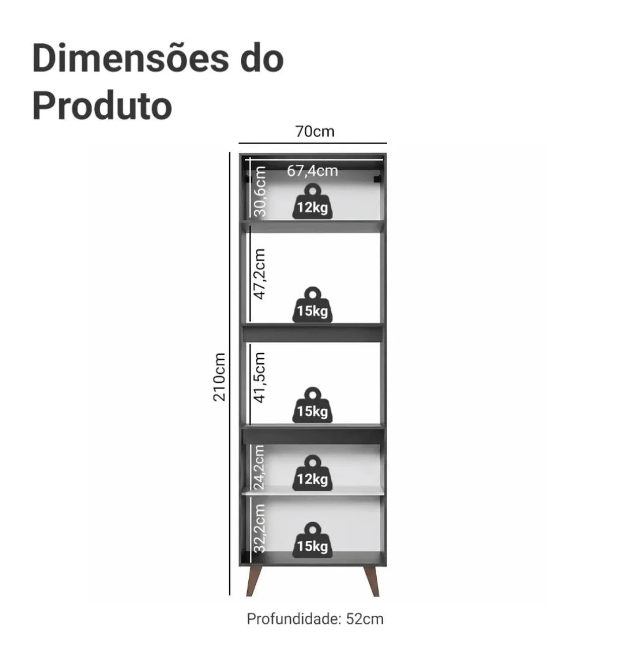 Armário torre quente Madesa - Foto 2