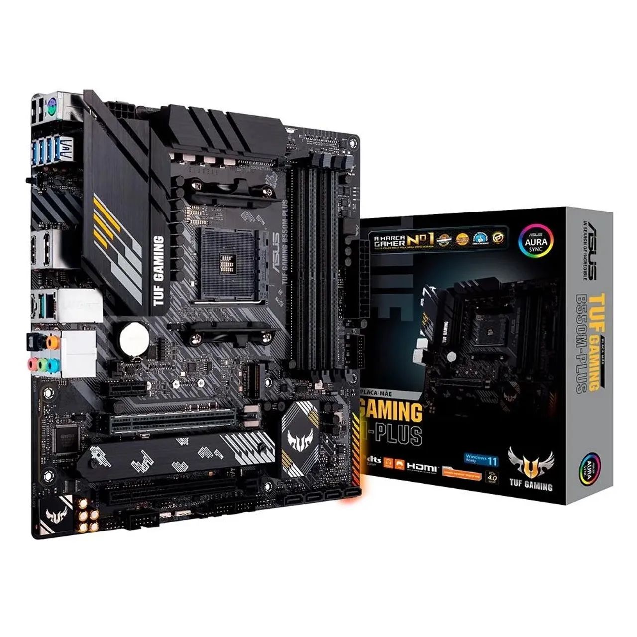 PLACA MÃE ASUS TUF GAMING B550m plus  - Foto 2