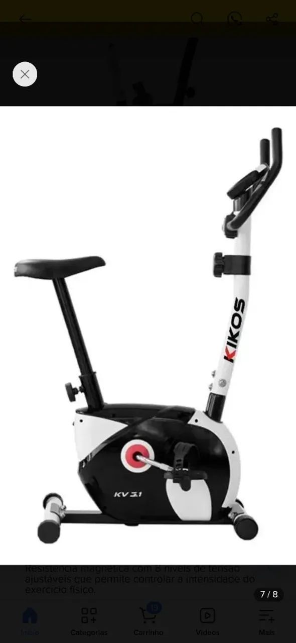 Bicicleta ergometrica kikos kv 3.1