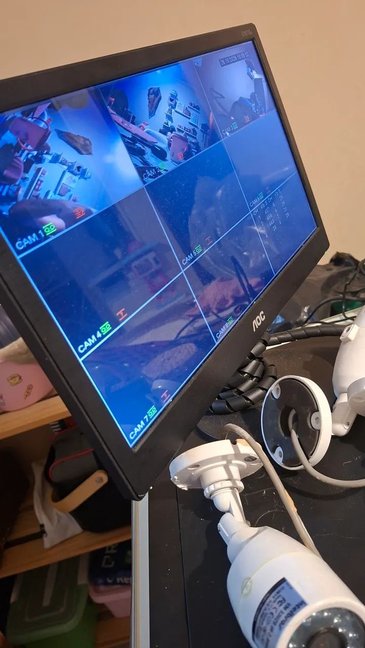 Dvr intelbras com câmeras  - Foto 4