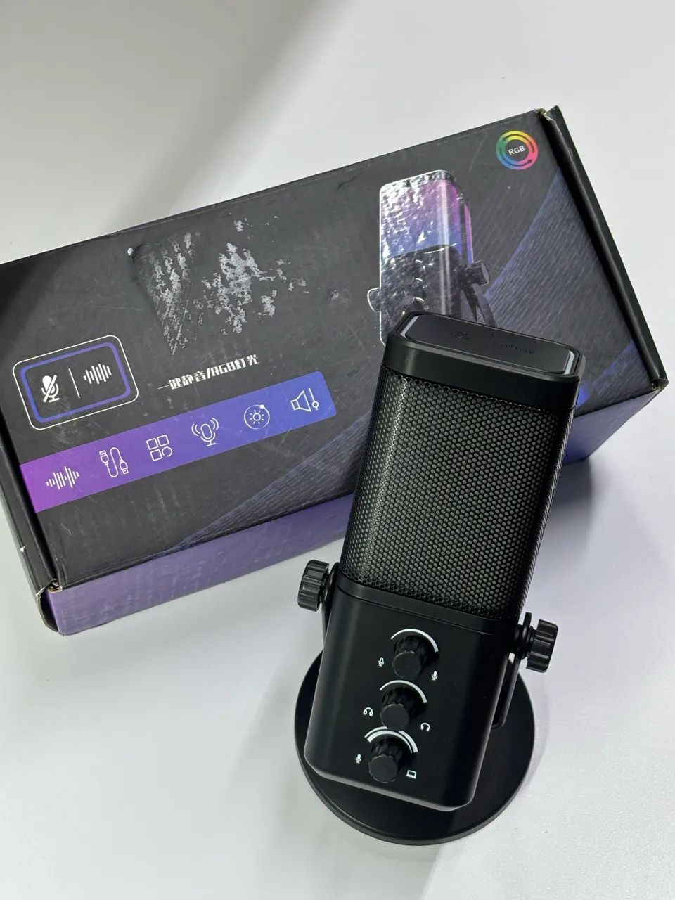 ? MICROFONE RGB PARA STREAM / PODCAST / GAMER ? - Foto 4