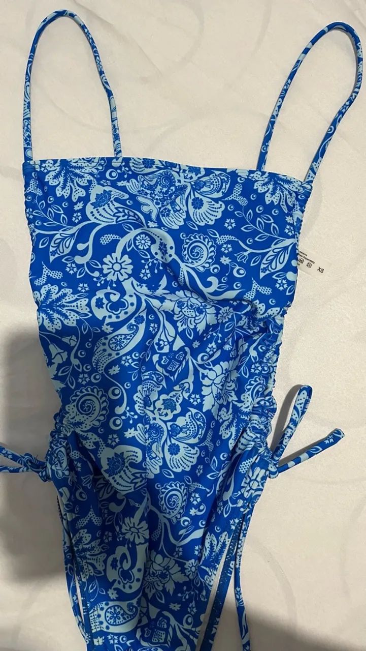 Maio Shein estampado azul  - Foto 4