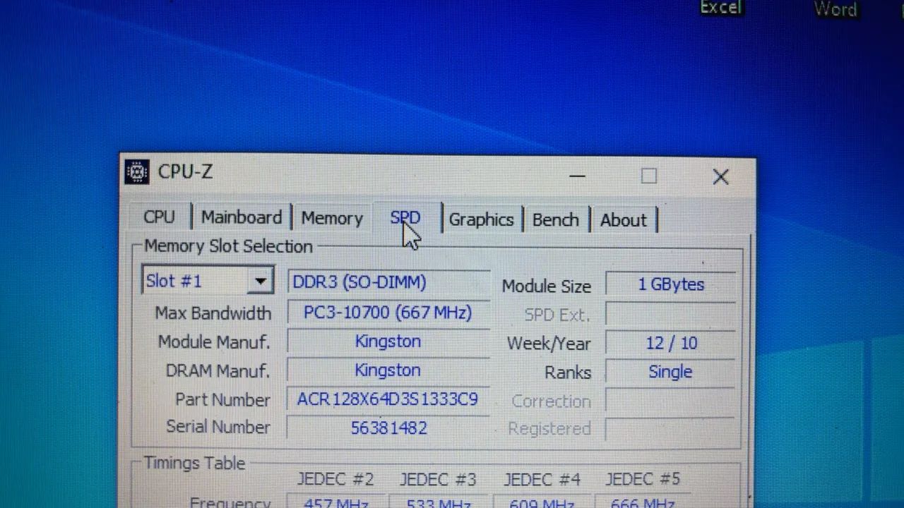 Memoria ram 1gb ddr3 ( par ) pc3 8500.  Tem smart e kingston.    Testadas e funcionando  - Foto 2