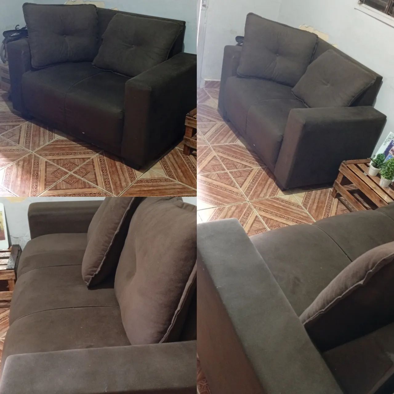 Sofá semi novo 1000$441140338575943681