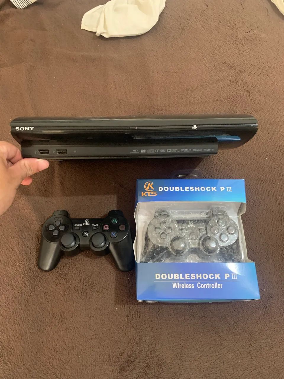 Ps3 desbloqueado com 2 controles 