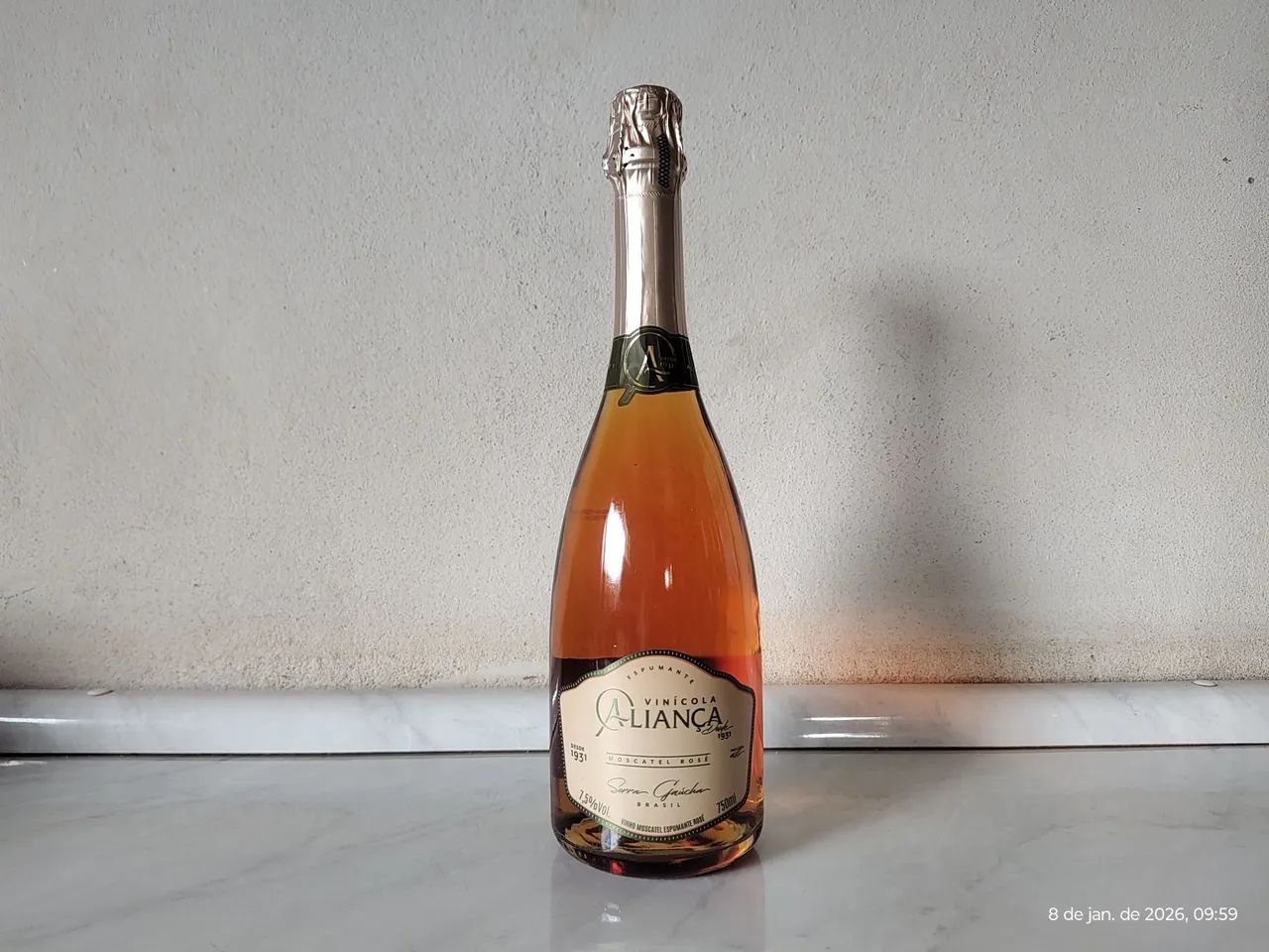 Espumante Aliança Moscatel Rosé 750ml - Foto 4