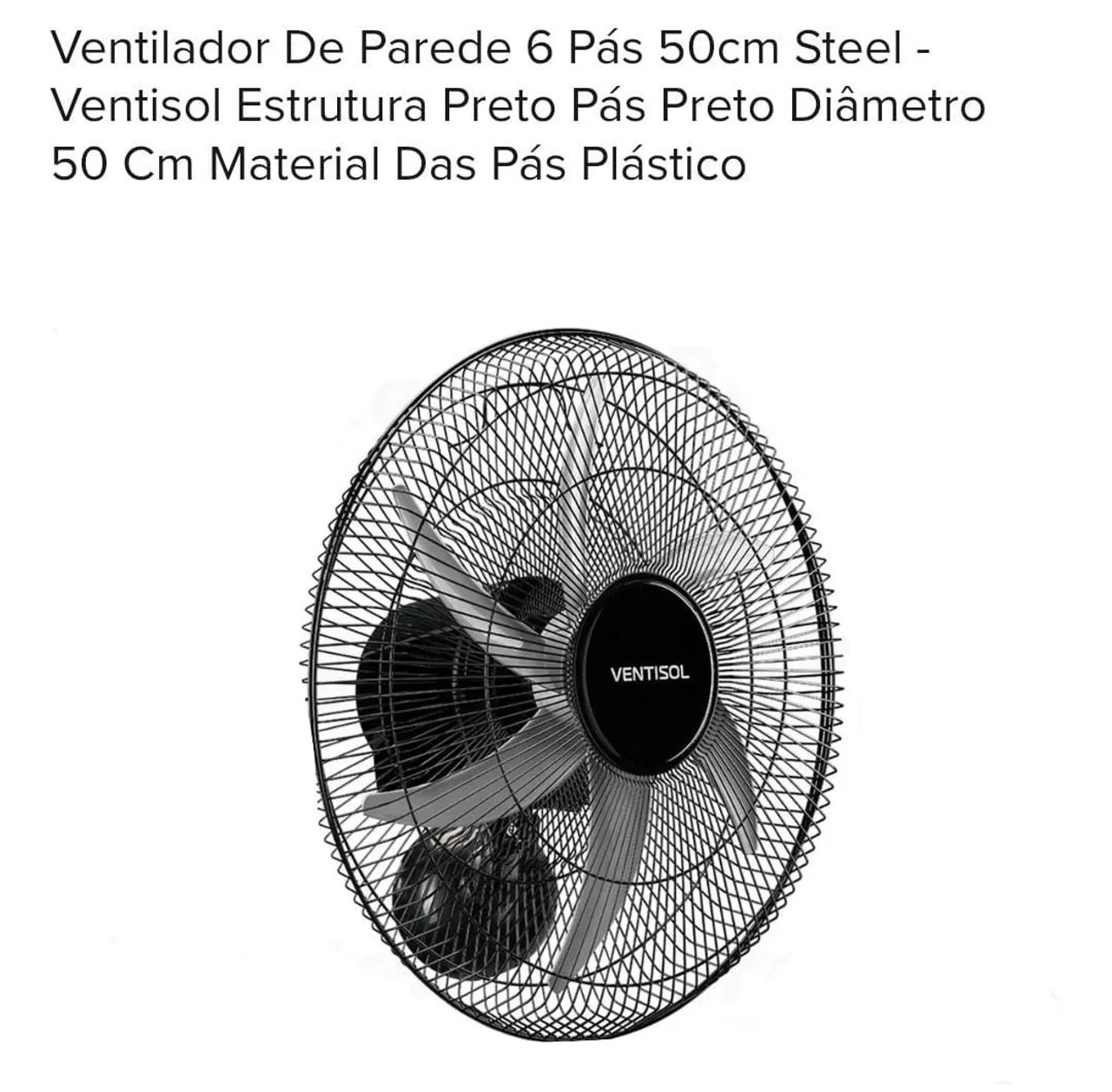 Ventilador 50cm 200w - Foto 4