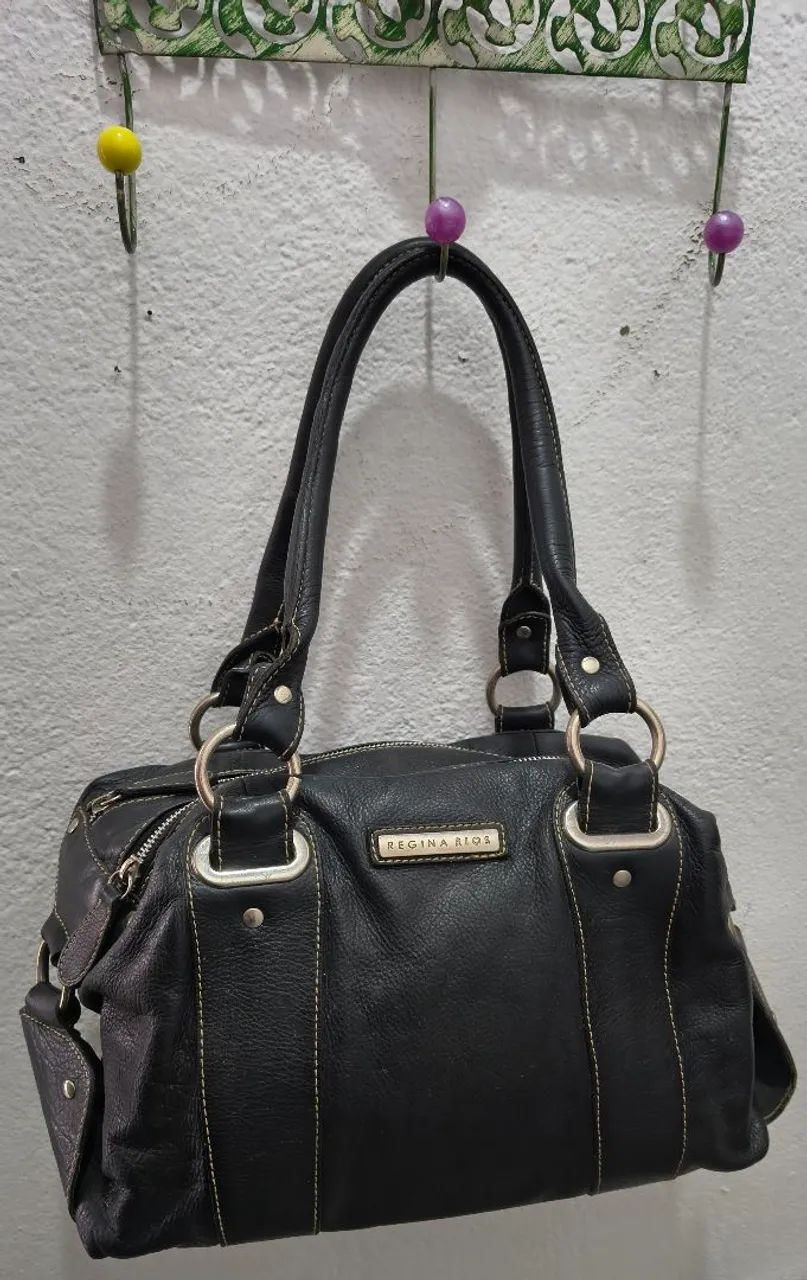 BOLSA DE COURO - REGINA RIOS 