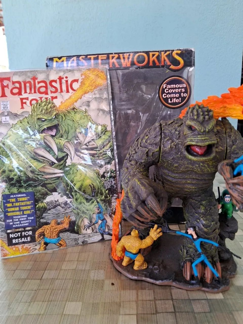 Diorama Marvel Legends Quarteto-Fantástico Vs Homem-Topeira (MASTERWORKS) - Foto 3