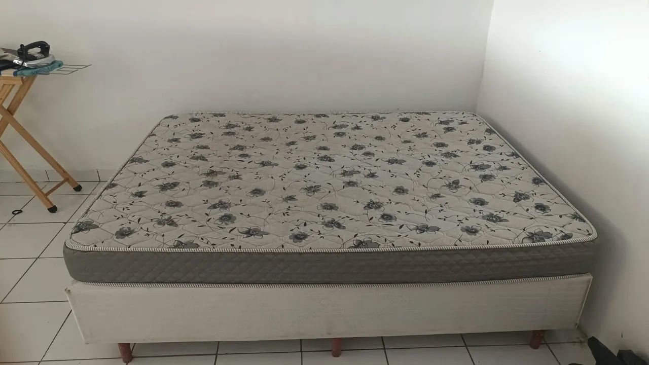 Cama box casal com colchão D45 - Foto 2