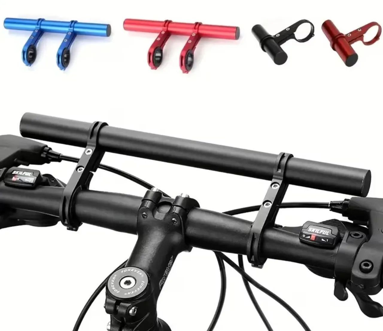 Extensor de guidão para moto e bicicleta  - Foto 2