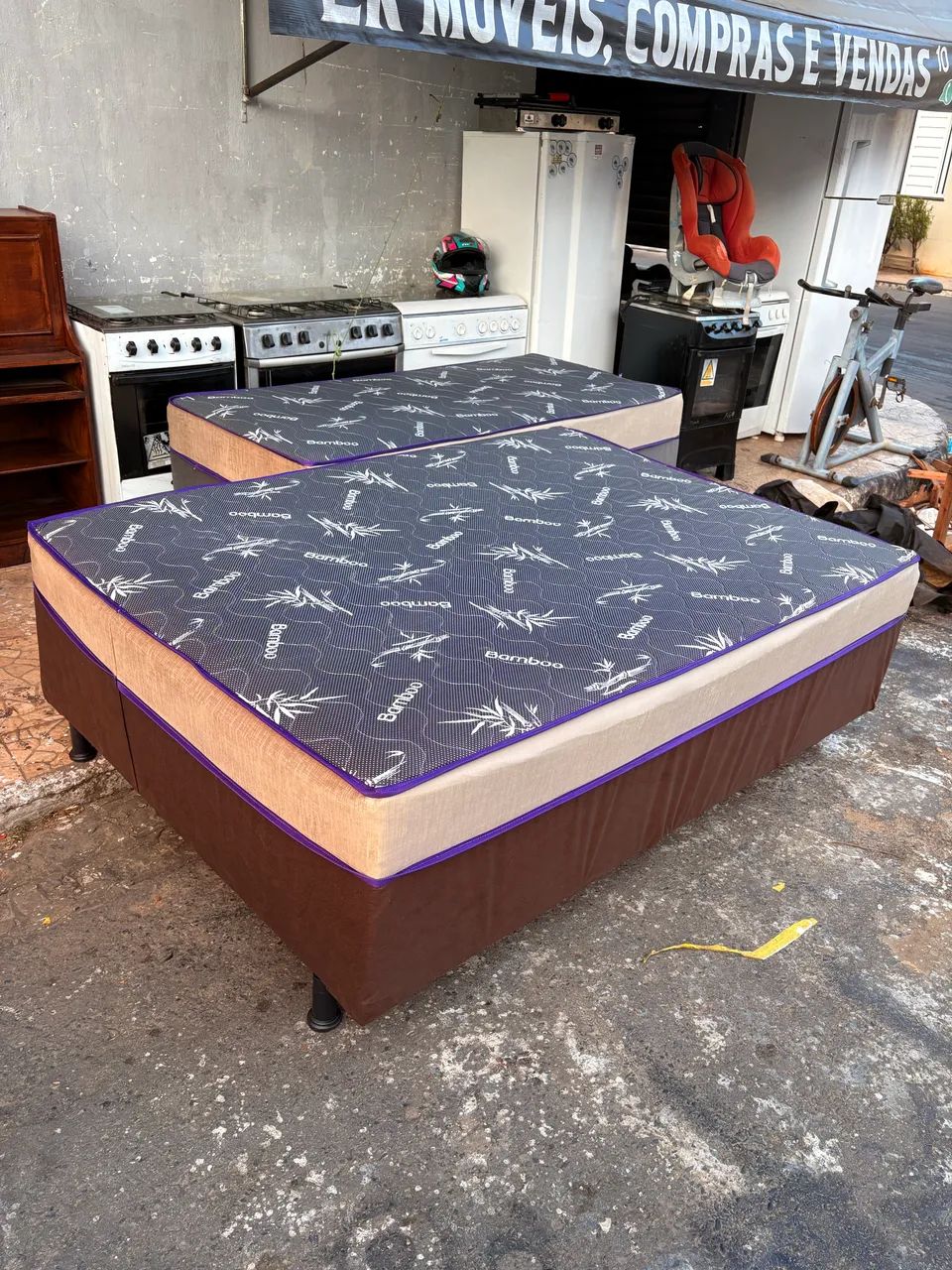 Cama Box de Casal - Nova - Foto 3