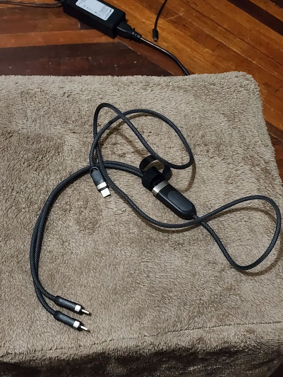 Cabo toocki usb c para usb c e lightning - Foto 4