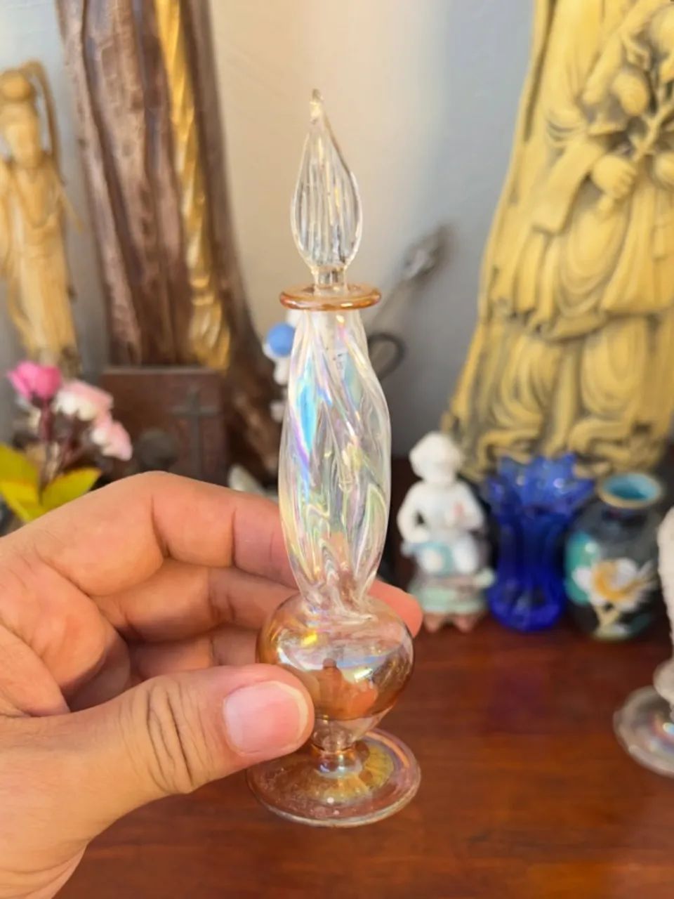 Perfumeiro em Vidro Soprado, estilo Murano. - Foto 5