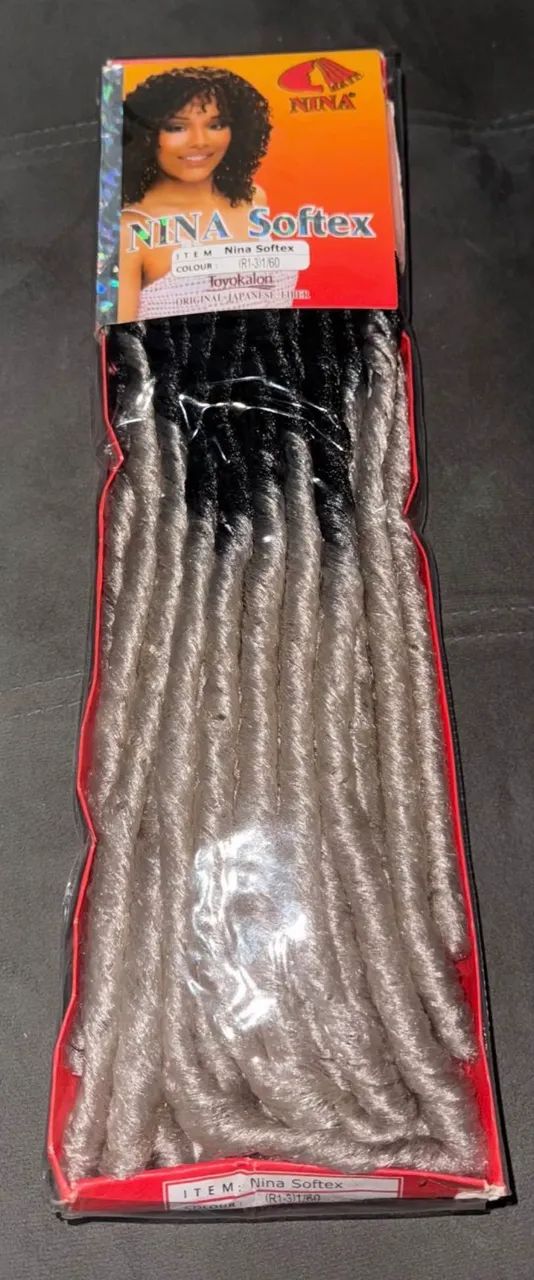 Aplique De Cabelo Sintético Nina Softex Pacotinho Estilo Crochet Braids
