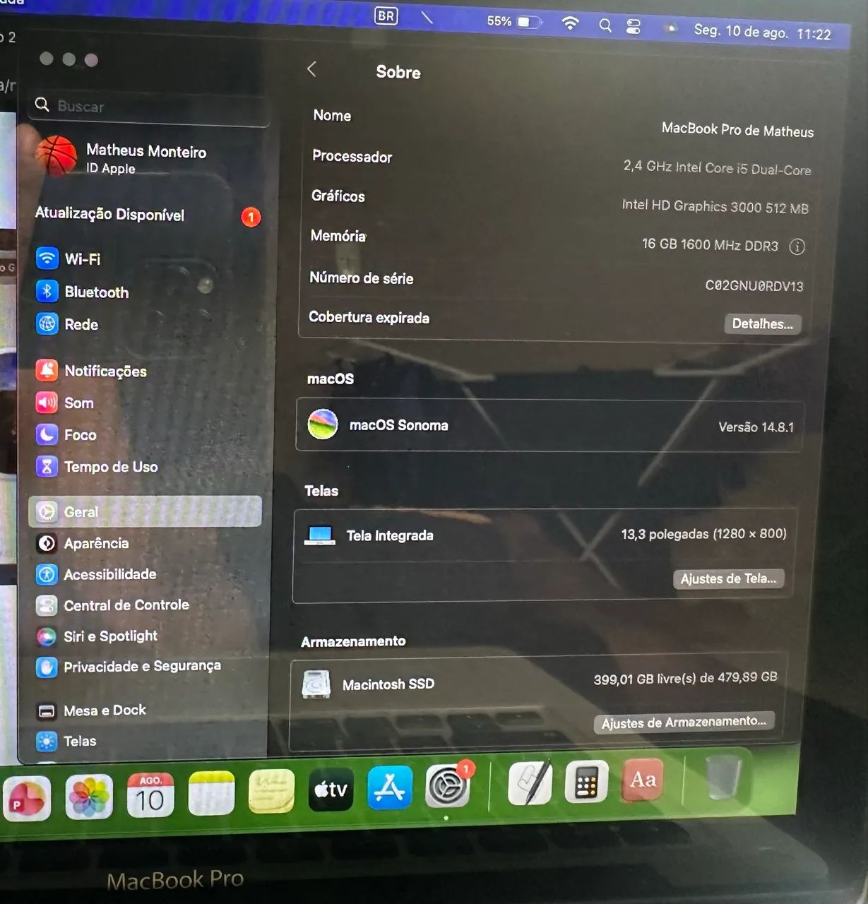 MacBook PRO 2011 - i5, 16gb RAM, SSD de 500gb. - Foto 5