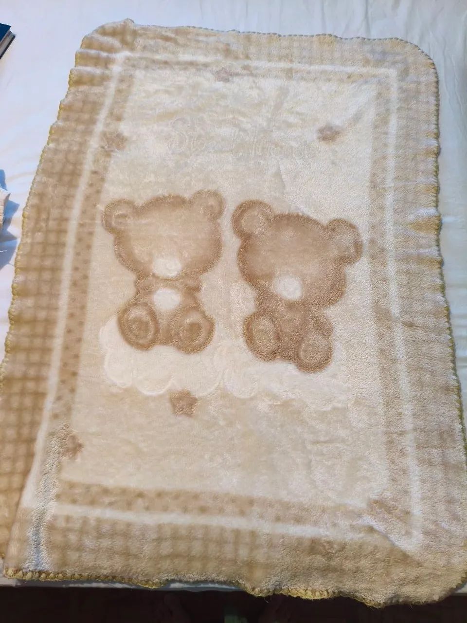 Coberto de bebê de ursinho 