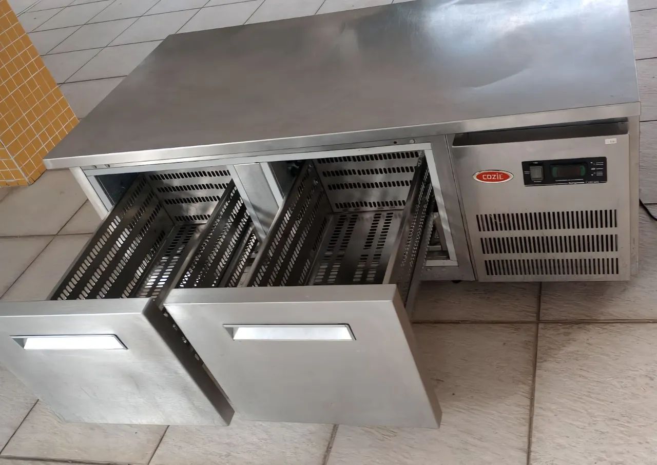 OPORTUNIDADE Balcão refrigerado Inox e Geladeira - Foto 4
