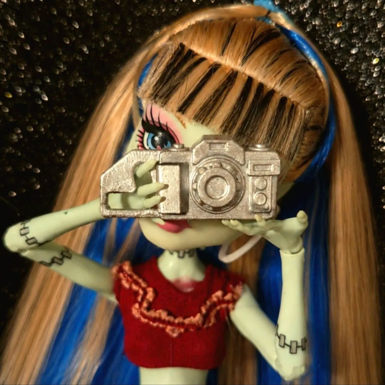 Câmera miniatura para bonecas Barbie, Monster High, Ever After High - impressão 3D - Foto 3