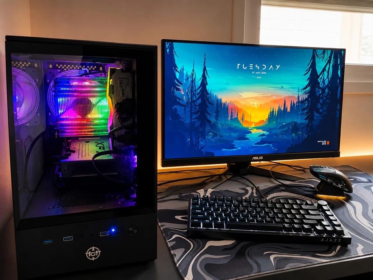     PC Gamer para Jogos e Trabalho | Ryzen 9 | RX 6650 XT | 32GB RAM