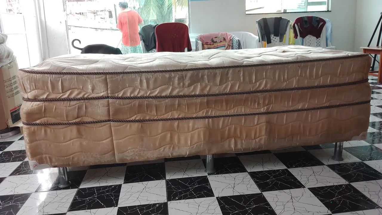 Cama box de solteiro pelmex 