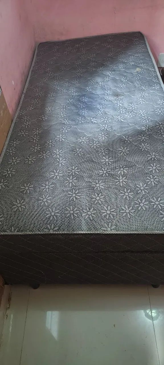 Cama box baú com auxiliar solteiro 