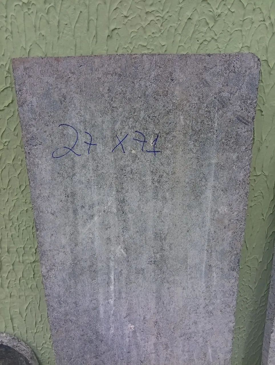 Pedra de mármore nova: verde Ubatuba. Tamanho 27 x 71 retangular 