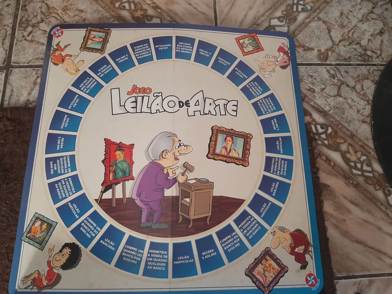 Jogo de tabuleiro leilão de arte estrela  - Foto 5